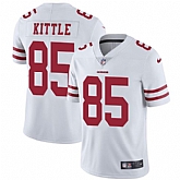 Nike Men & Women & Youth 49ers 85 George Kittle White NFL Vapor Untouchable Limited Jersey,baseball caps,new era cap wholesale,wholesale hats